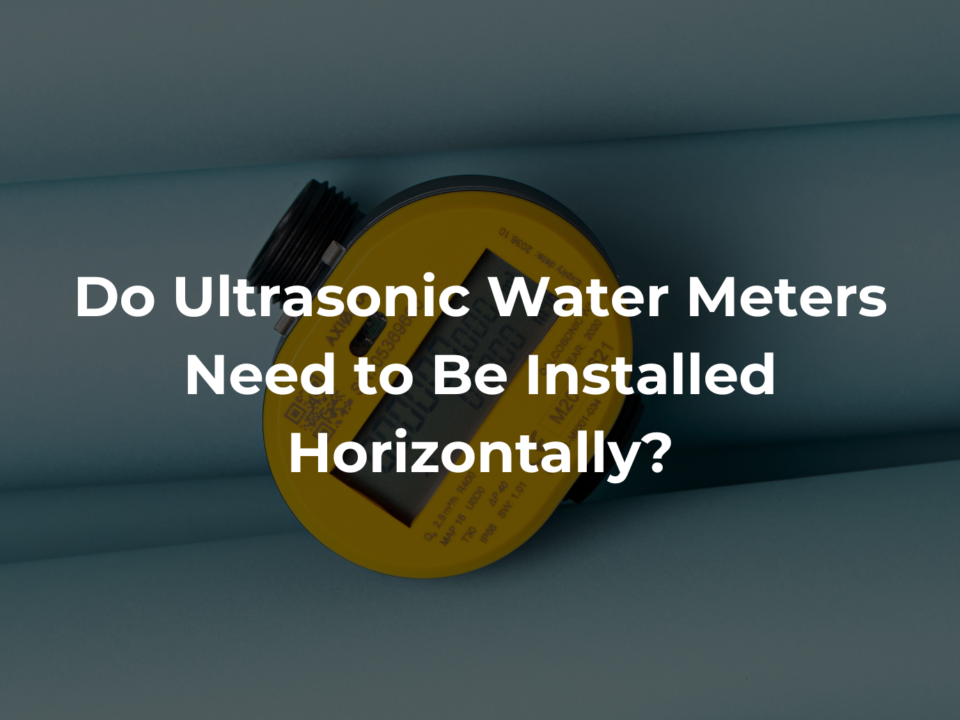 W1 ultrasonic yellow water meter